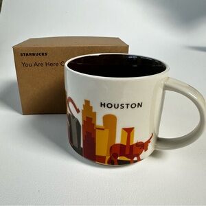 Starbucks HOUSTON TX You Are Here Coffee Mug 14 Oz Collectible New With Box